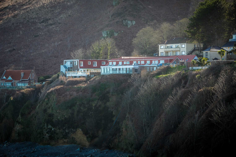 A view of Cheval Roc before the collapse.